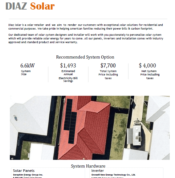 Solar Proposal Template For Different Project Types FREE Sample