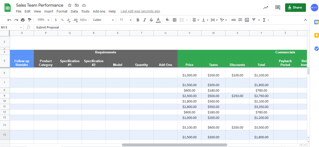 Excel templates for sales tracking reports download for FREE