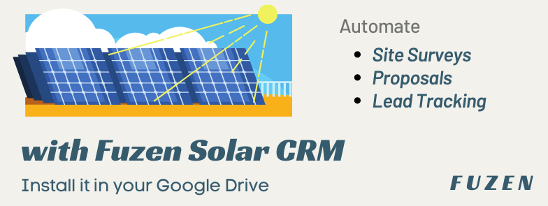 solar crm - with site survey integration
