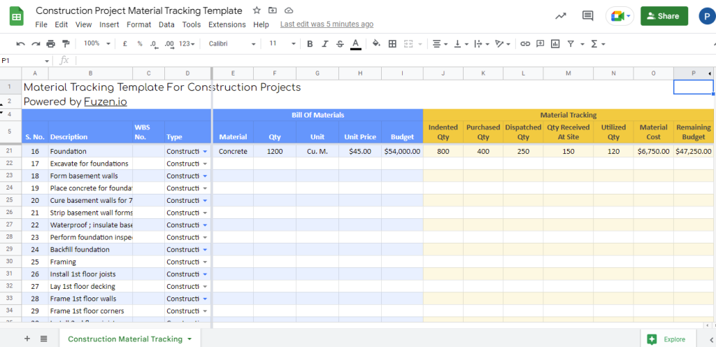 sample project report on building construction pdf