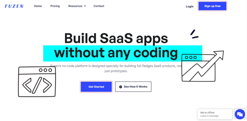 Fuzen- saas builder no code
