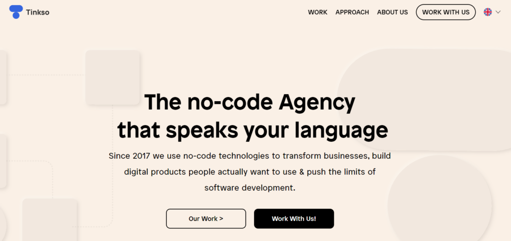 tinkso - no code agency