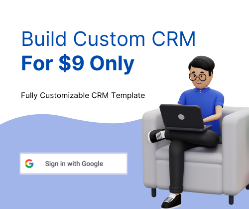 crm template for $9