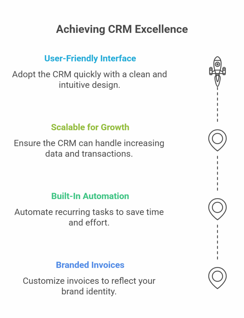Key Features for CRM Business with Invoicing